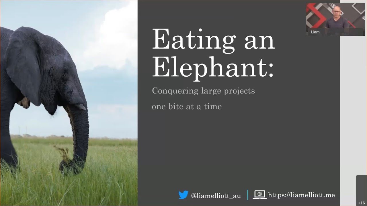 Eating Elephants: Conquering Big Projects One Bite At A Time